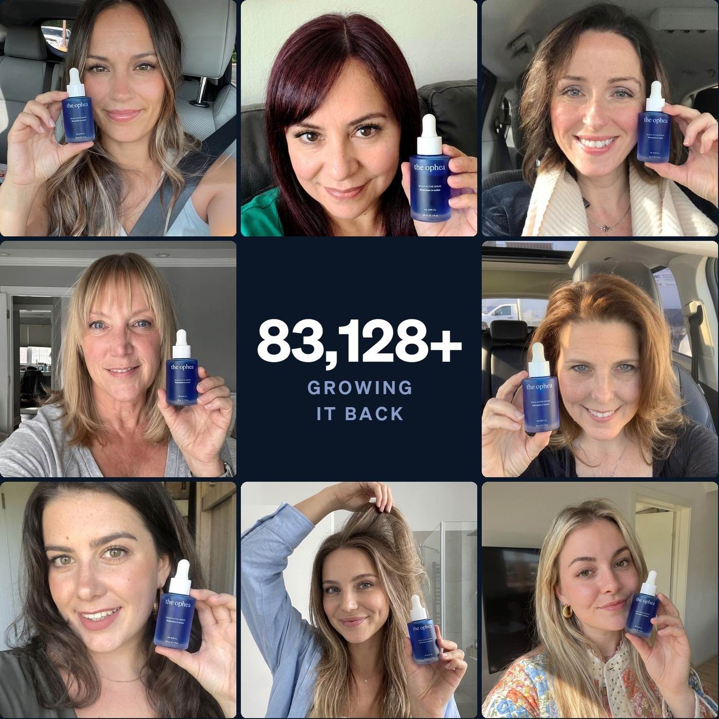 Women holding The Ophea serum